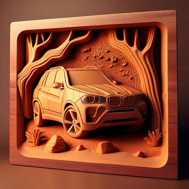 3D модель BMW X5 E70 (STL)